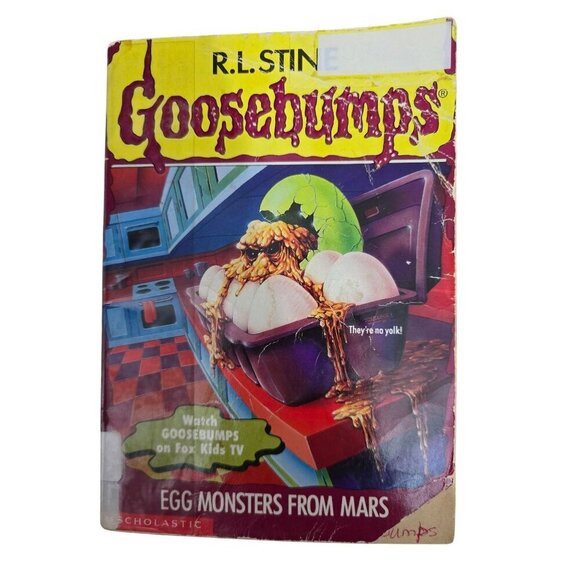 Goosebumps #42 Egg Monsters From Mars By R.L. Stine Vintage 90s Scholastic Paper - Picture 1 of 7